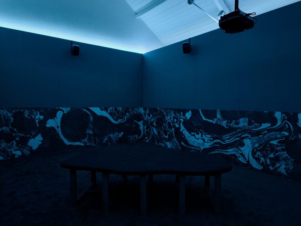 Freya Dooley, Temporary Commons, 2021. Installation view at Jerwood Arts. Commissioned for Jerwood Solo Presentations 2021, supported by Jerwood Arts. Photo: Anna Arca