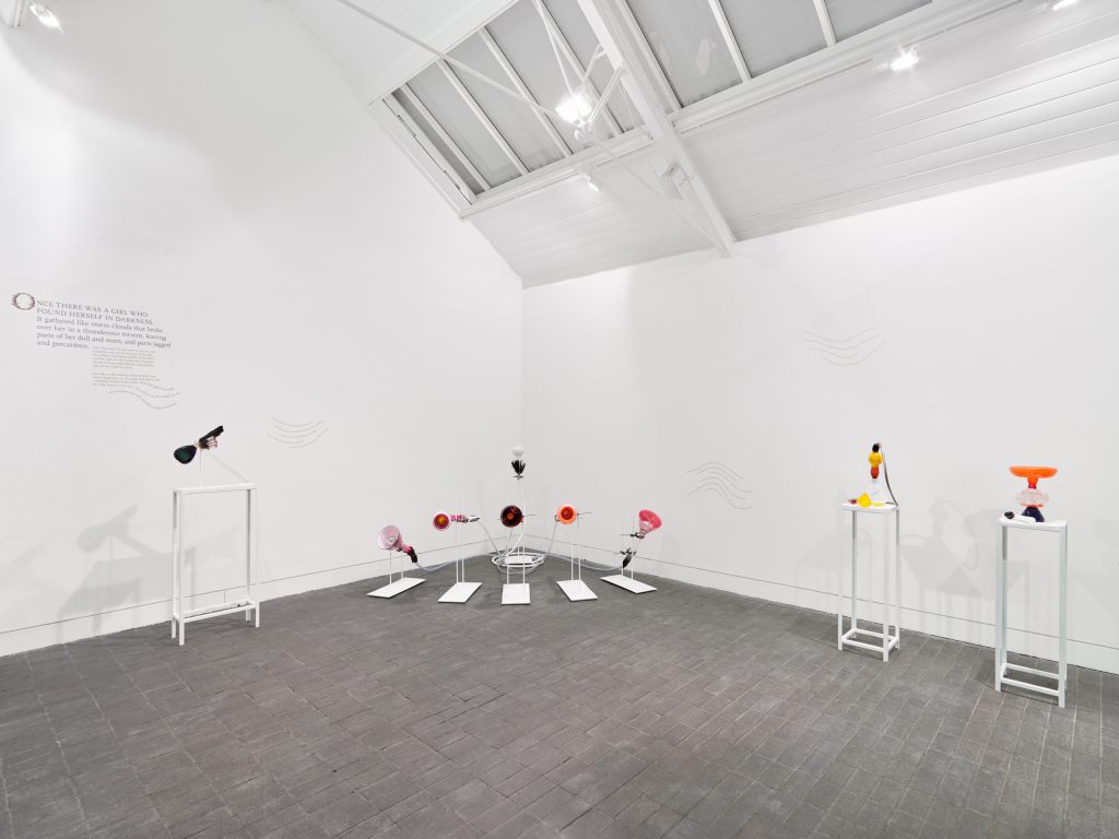 Vicky Higginson, Coping Mechanisms, 2022. Commissioned for Jerwood Art Fund Makers Open. Installation view at Jerwood Space. Photo: Anna Arca.
