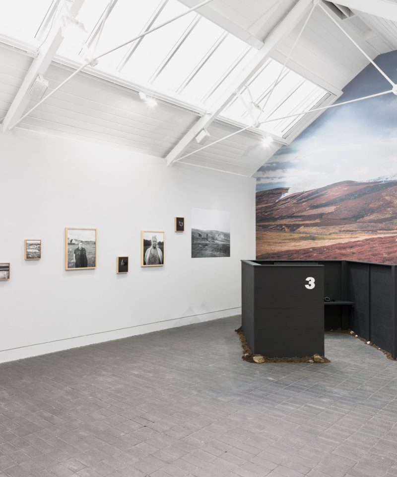 Joanne Coates, The Lie of the Land, 2022. Originally commissioned through the Jerwood/Photoworks Awards, supported by Jerwood Arts and Photoworks. Installation view at Jerwood Space. Photo: Anna Arca
